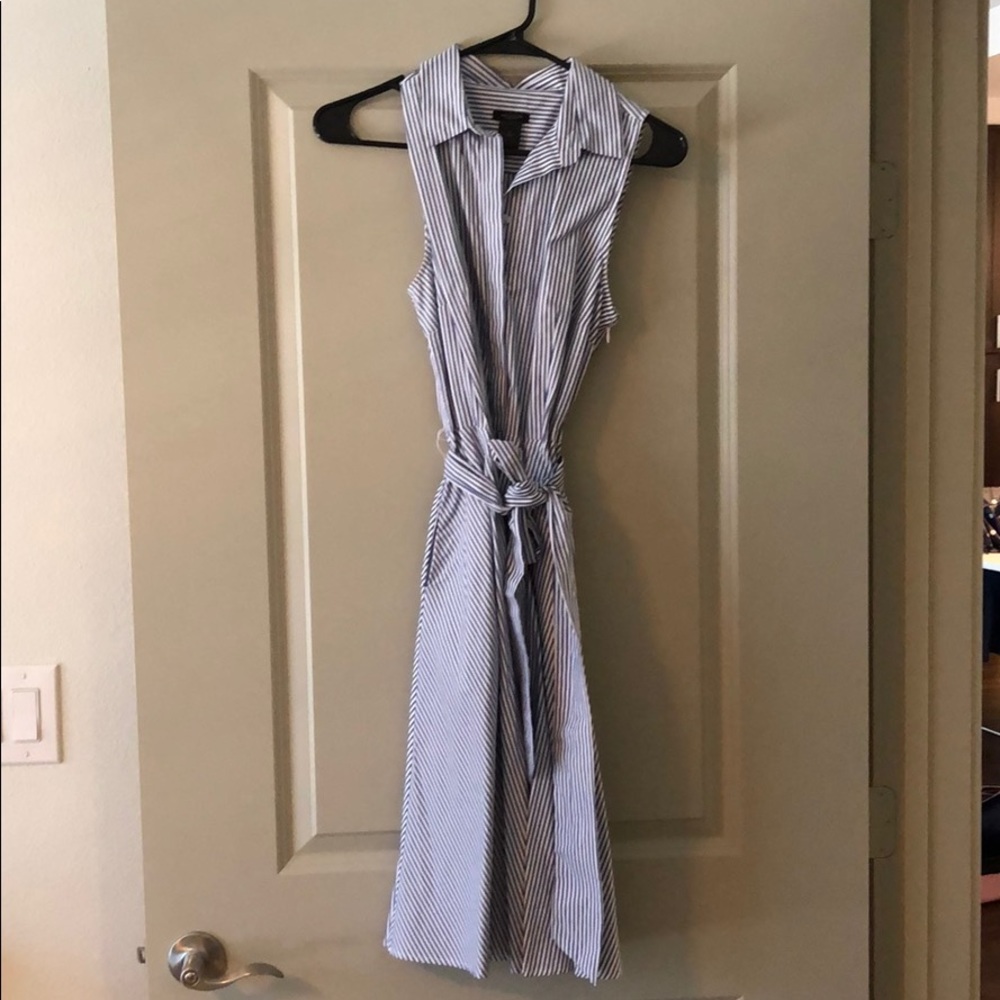 Seersucker Pocket Dress